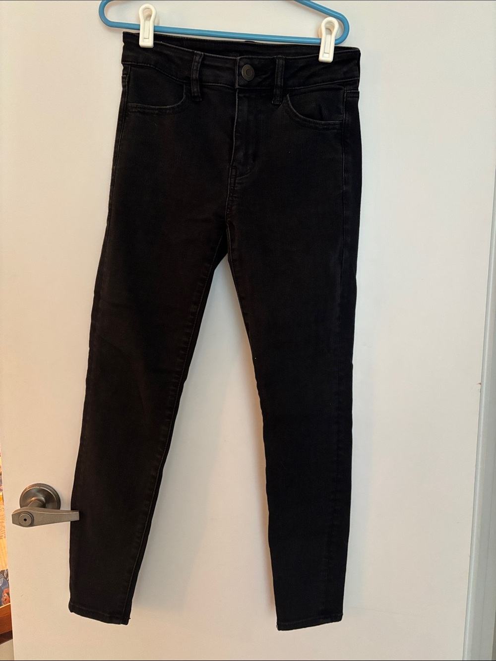 American Eagle Hi-Rise Jegging Black Women's Jeans - 2 Short